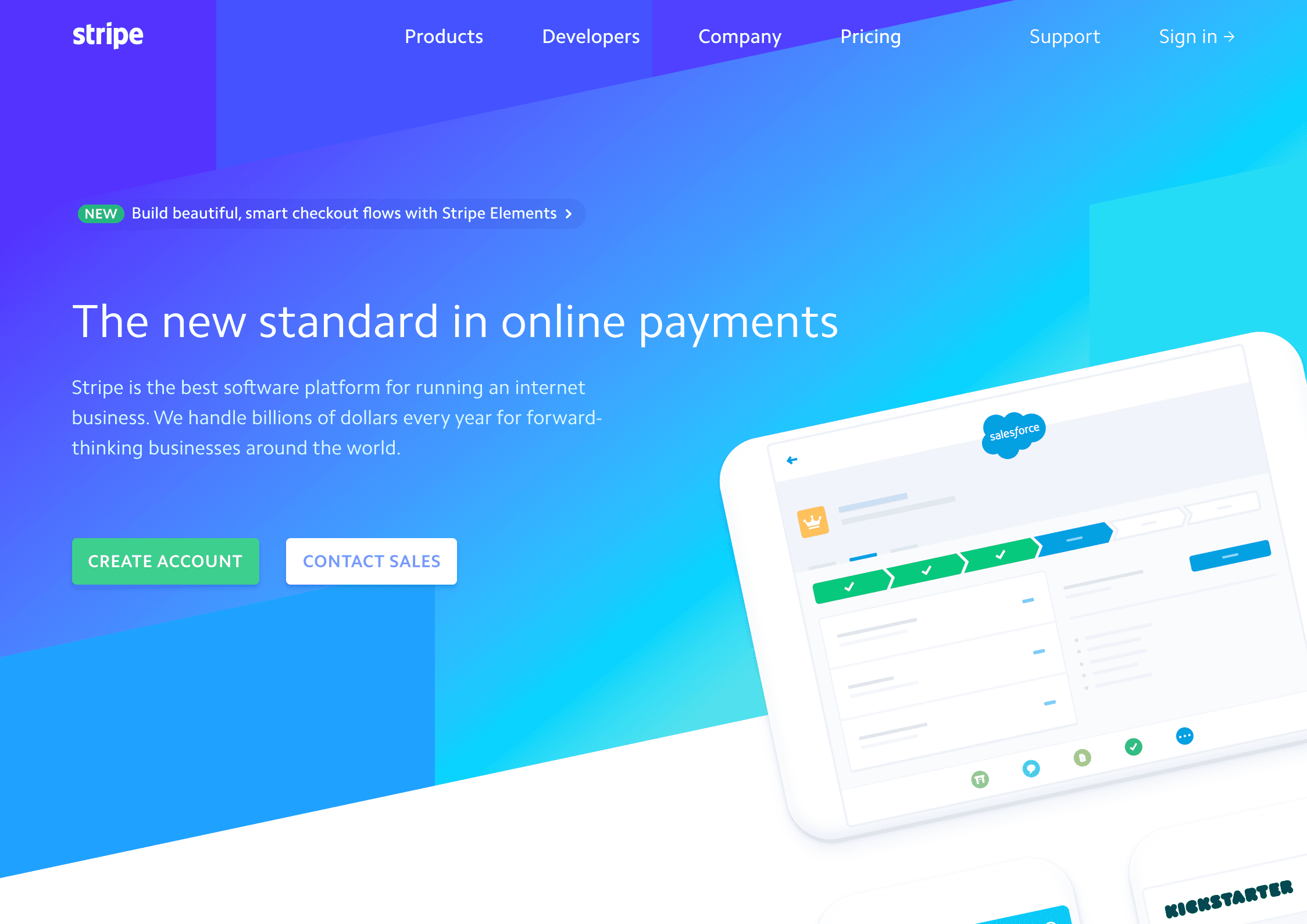 Stripe Website